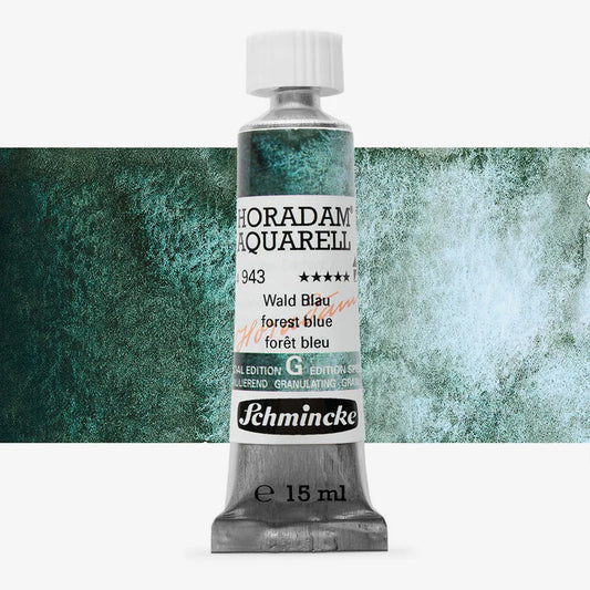 Schmincke Horadam Watercolour Supergranulating 15ml 943 Forest Blue