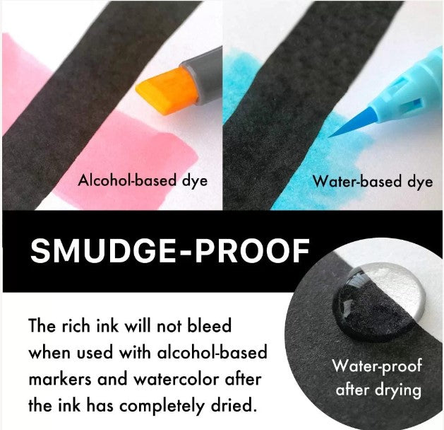 Zig Pigmented Special Black Ink 60ml