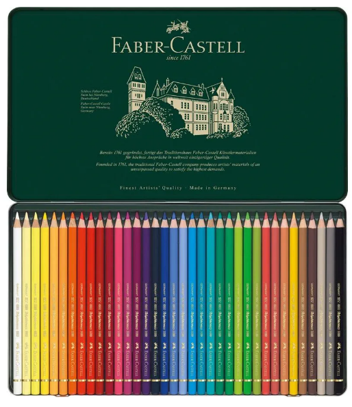 Faber Castell Polychromos Pencils Tin 36