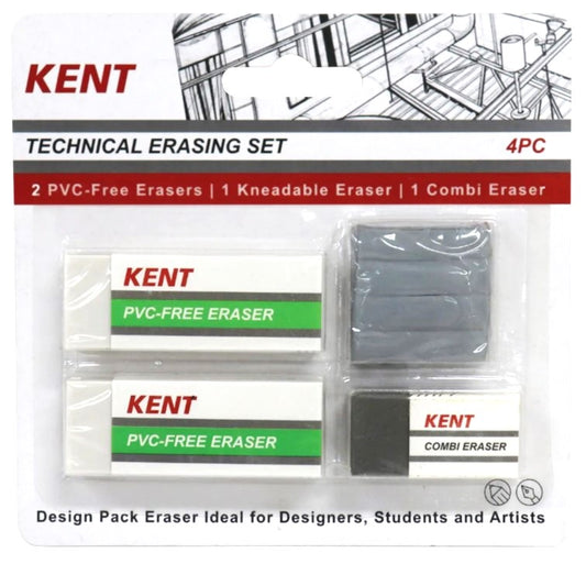 Kent Technical Erasing Set 4