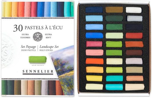Sennelier Soft Pastel 1/2 Sticks Set of 30 Landscape