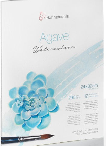 Hahnemuhle Agave Watercolour Paper 24 x 32cm 290gsm 12 Sheets