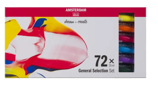 Amsterdam Acrylic General Selection Set 72 x 20ml