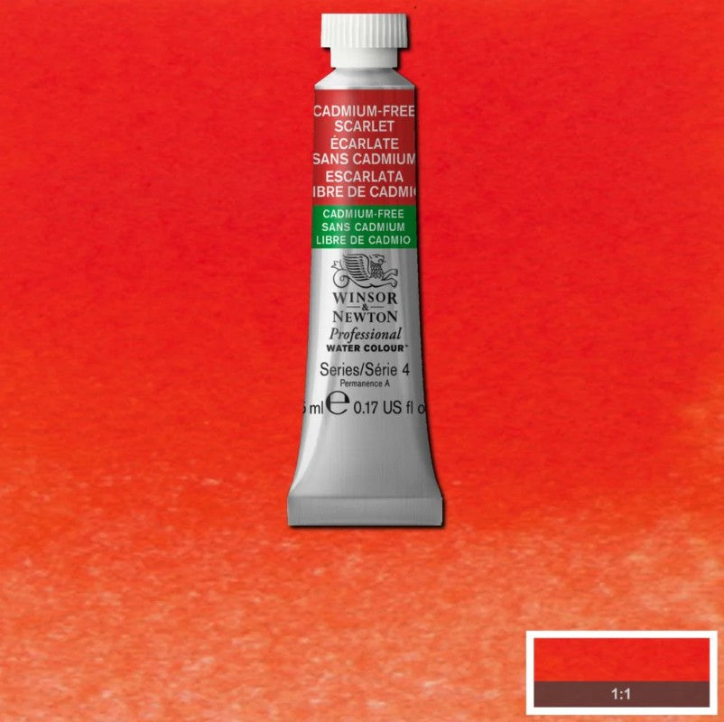 Winsor & Newton Artists' Watercolour 5ml Cadmium Free Scarlet