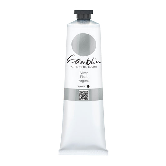 Gamblin Artist Oil 150ml Series 4 Silver
