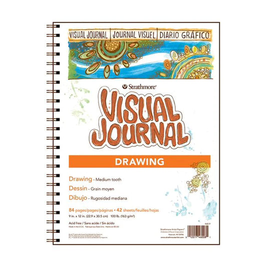 Strathmore Visual Journal Drawing 163gsm 84 Pages 9 x 12"