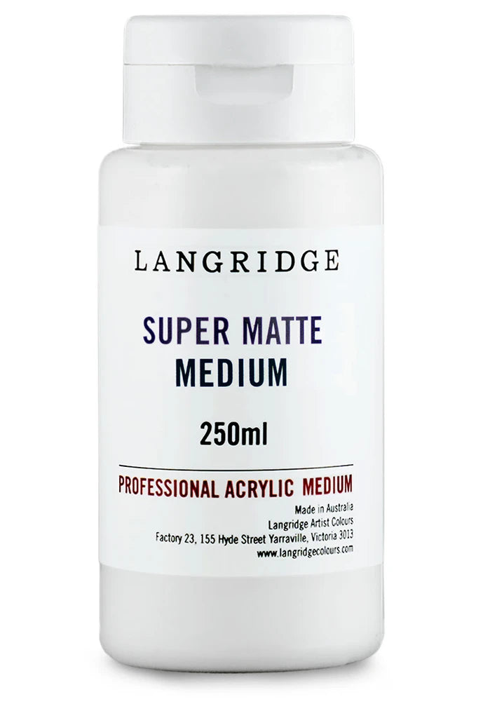 Langridge Acrylic Super Matte Medium 250ml