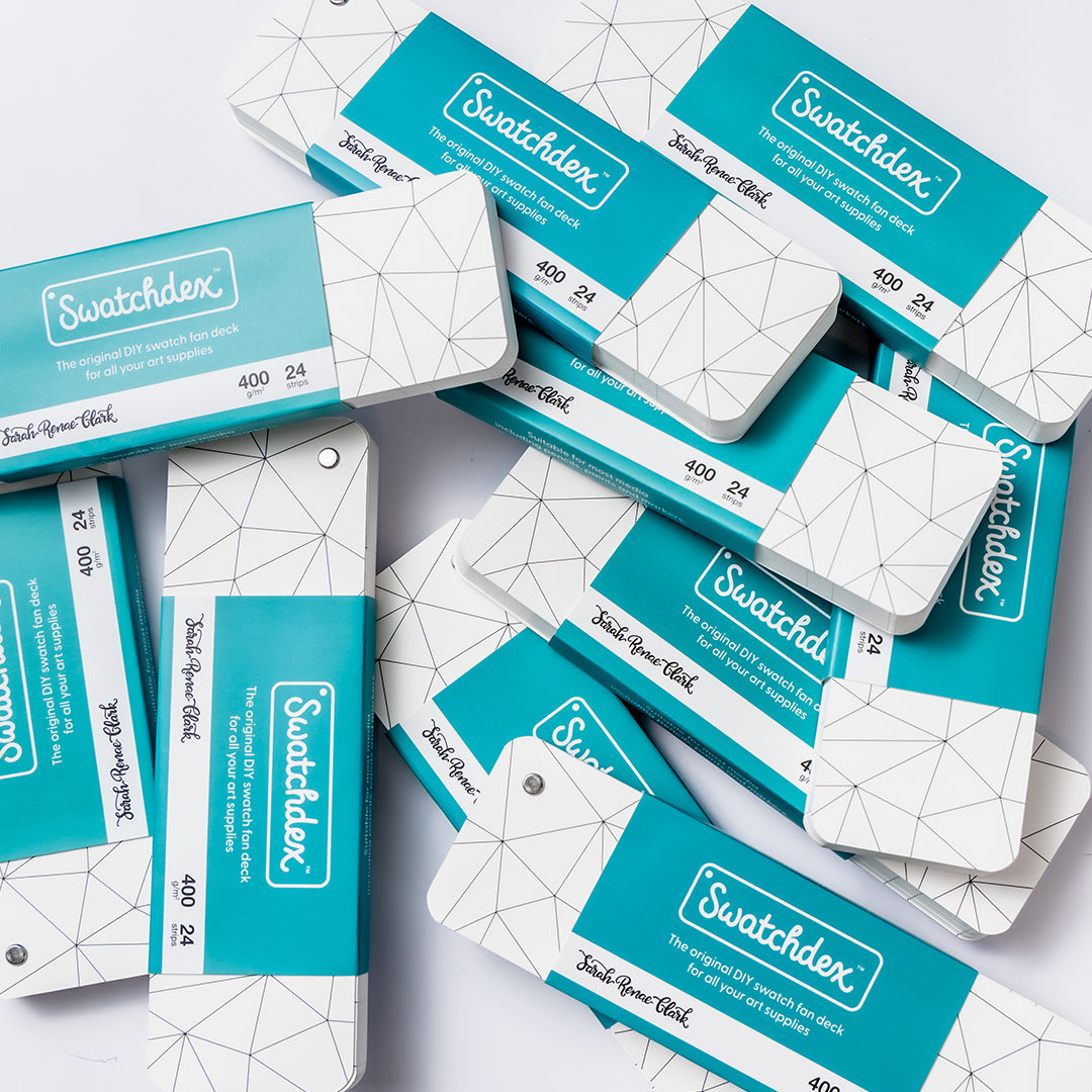 Swatchdex: The DIY swatch fan deck for all your art supplies