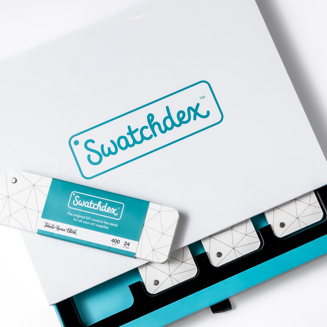 The Swatchdex Studio: 4 Fan Swatching Decks in their own Sturdy Drawer Box