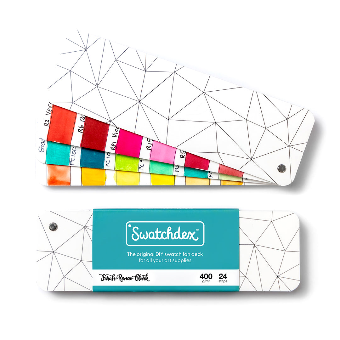 Swatchdex: The DIY swatch fan deck for all your art supplies