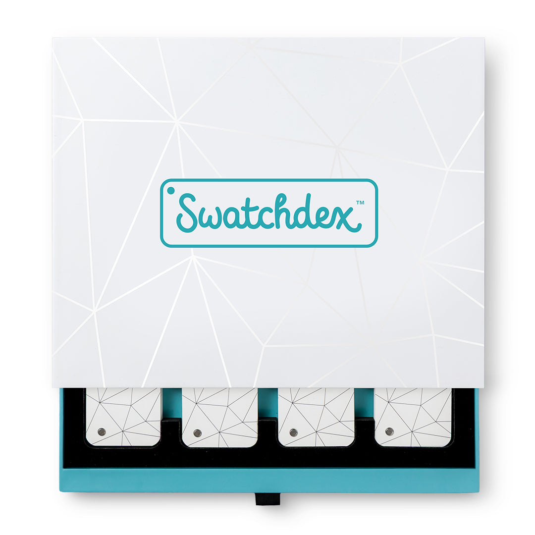The Swatchdex Studio: 4 Fan Swatching Decks in their own Sturdy Drawer Box