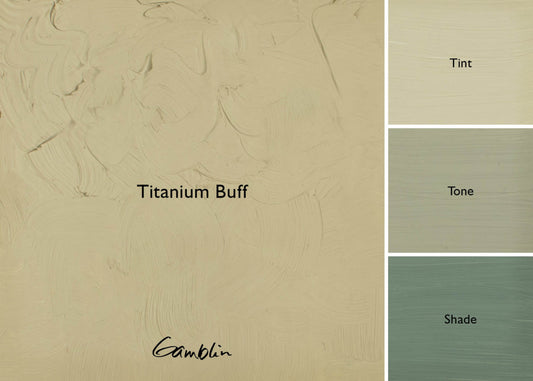 Gamblin Artist Oil 37ml Series 1 Titanium Buff