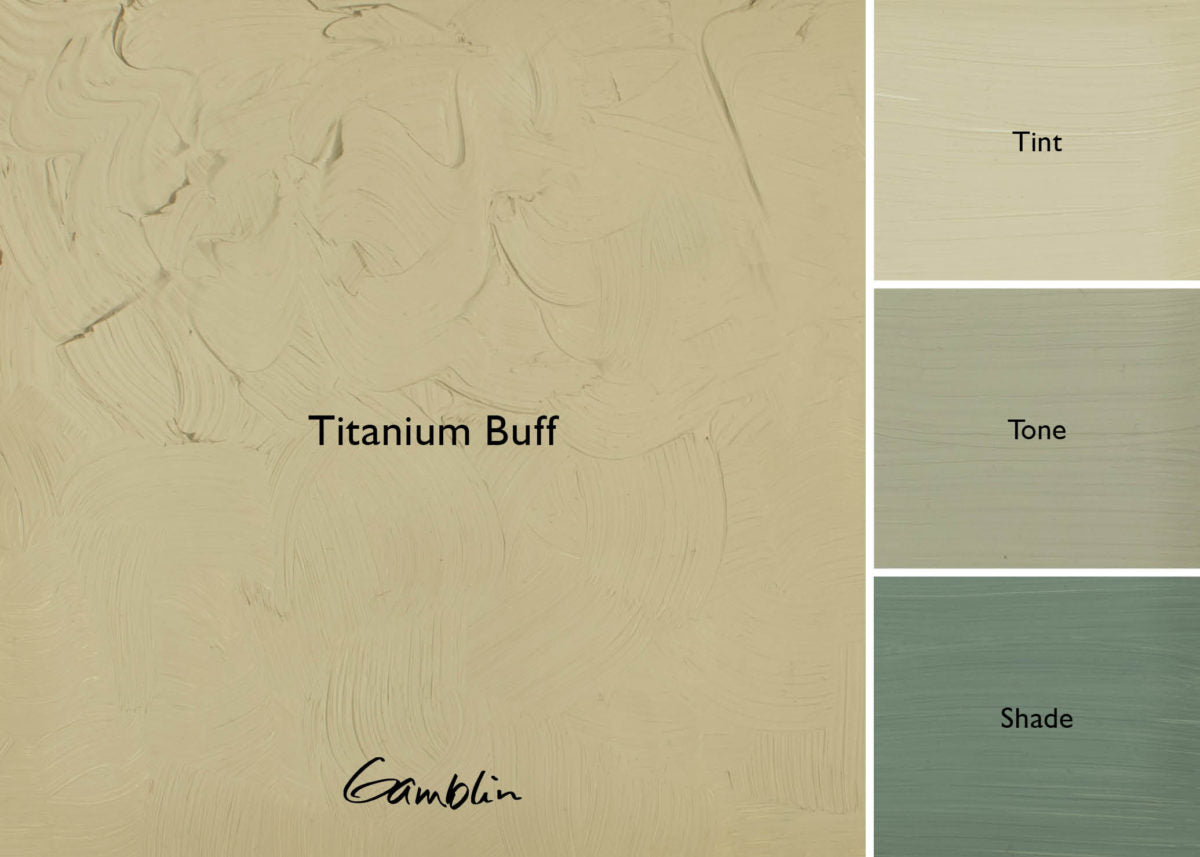Gamblin Artist Oil Mineral 150ml Series 1 Titanium Buff