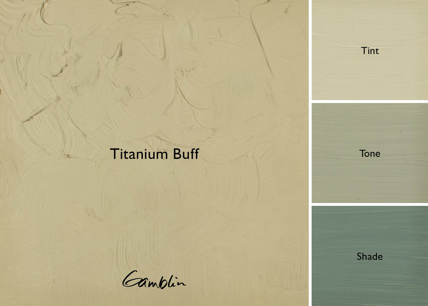 Gamblin 1980 Oil Colour 37ml Series 1 Titanium Buff