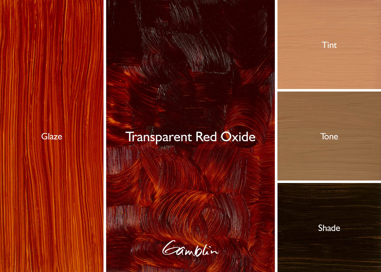 Gamblin 1980 Oil Colour 37ml Series 2 Transparent Red Oxide