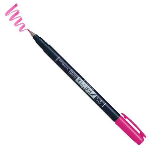 Tombow Fudenosuke Firm Tip Pink