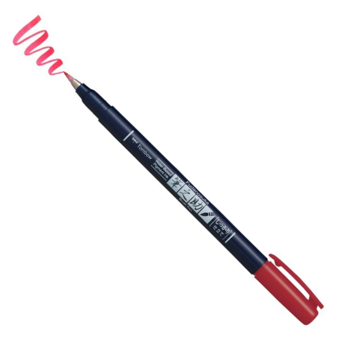 Tombow Fudenosuke Firm Tip Red