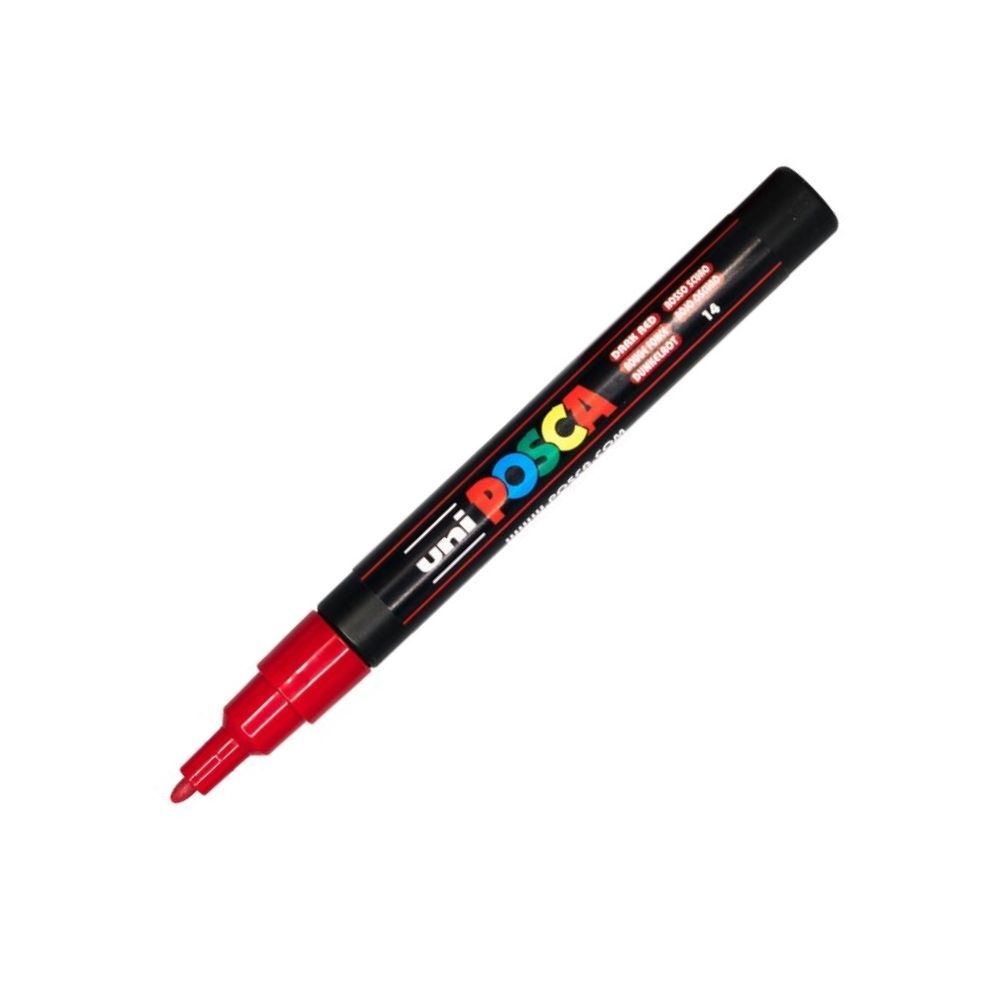 Uni Posca PC-3M Bullet Tip 1.3mm Dark Red