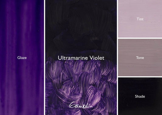 Gamblin 1980 Oil Colour 37ml Series 2 Ultramarine Violet