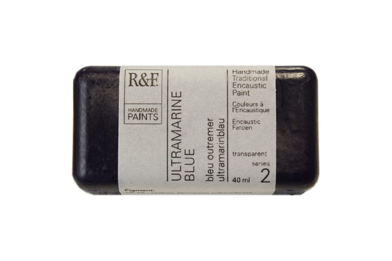 R&F Encaustic Wax Paint 40ml Ultramarine Blue