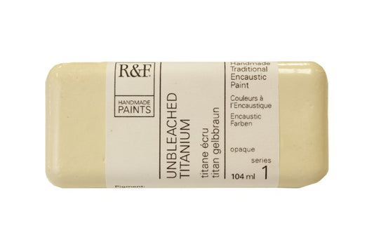 R&F Encaustic Wax Paint 104ml Unbleached Titanium