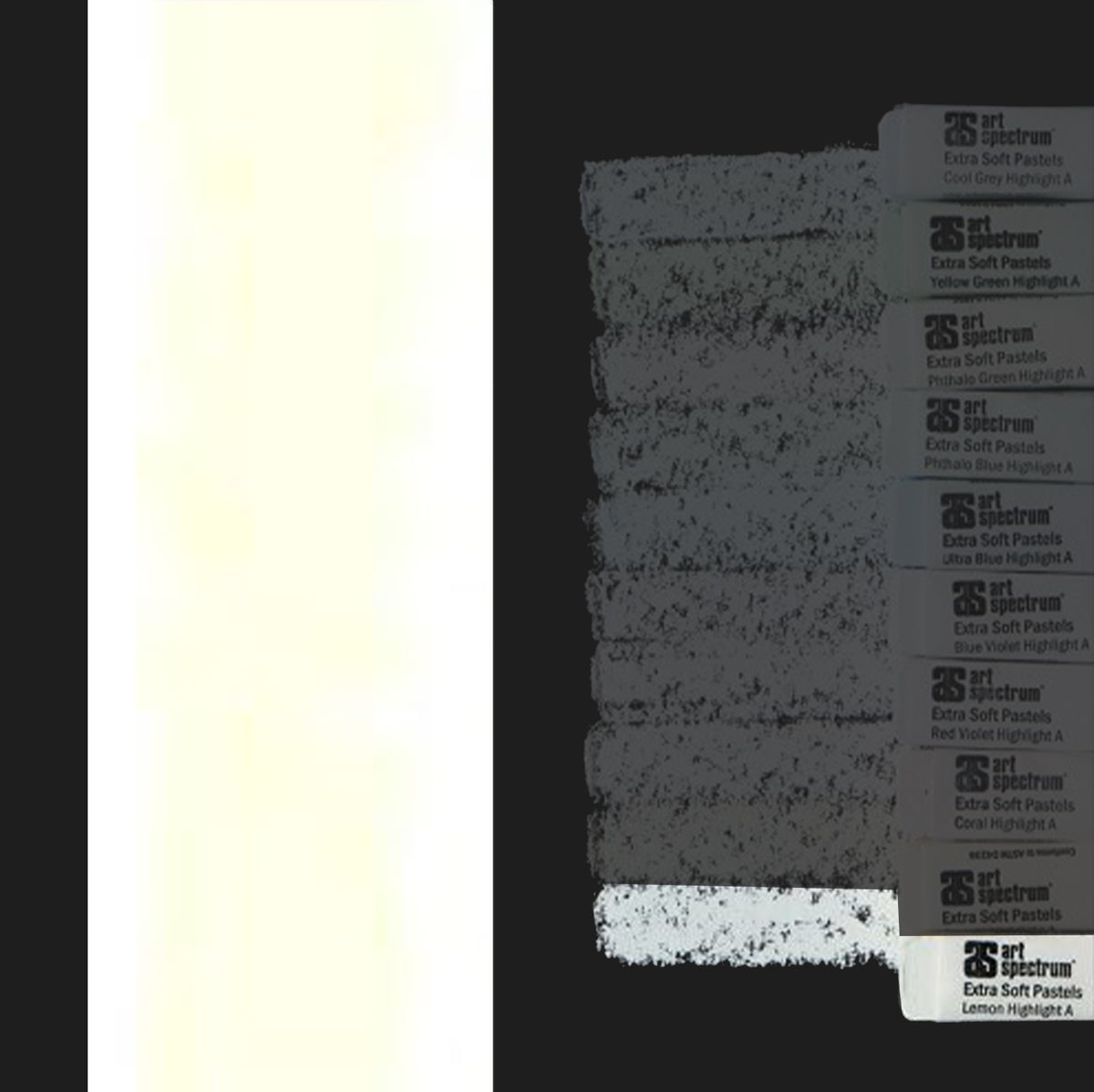 Art Spectrum Extra Soft Square Pastel Lemon Highlight 015A