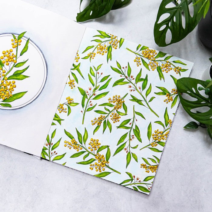 Vibrant Wilds Adult Colouring Book by Sarah Renae Clark