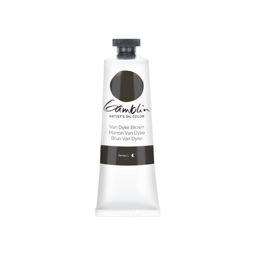 Gamblin Artist Oil 37ml Series 1 Van Dyke Brown