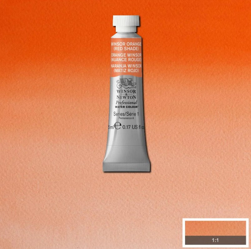 Winsor & Newton Artists' Watercolour 5ml Winsor Orange (Red Shade)