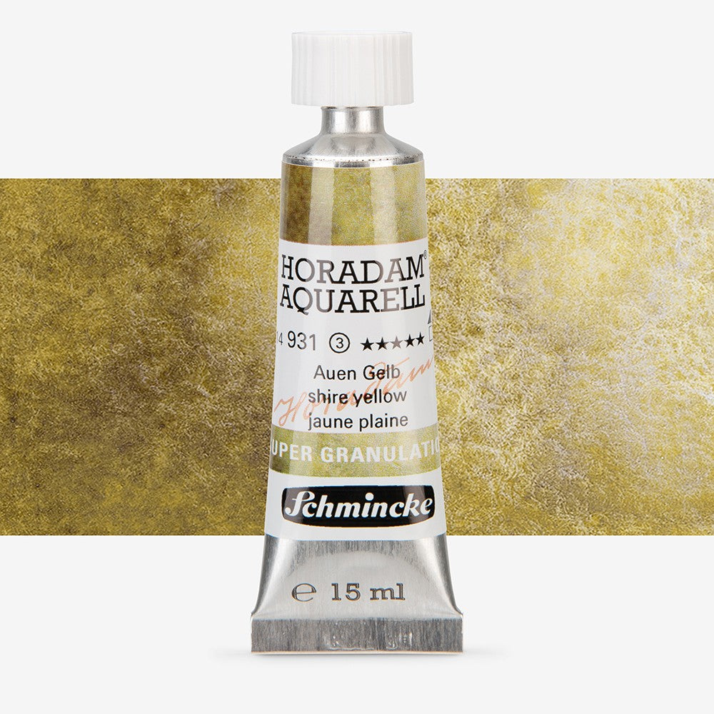 Schmincke Horadam Watercolour Supergranulating 15ml 931 Shire Yellow