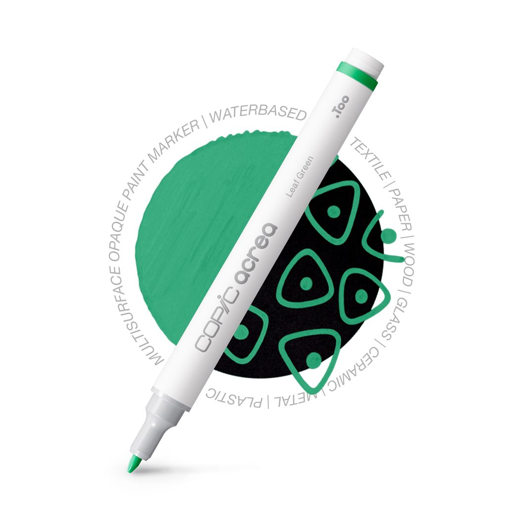 Copic Acrea Paint Marker Leaf Green