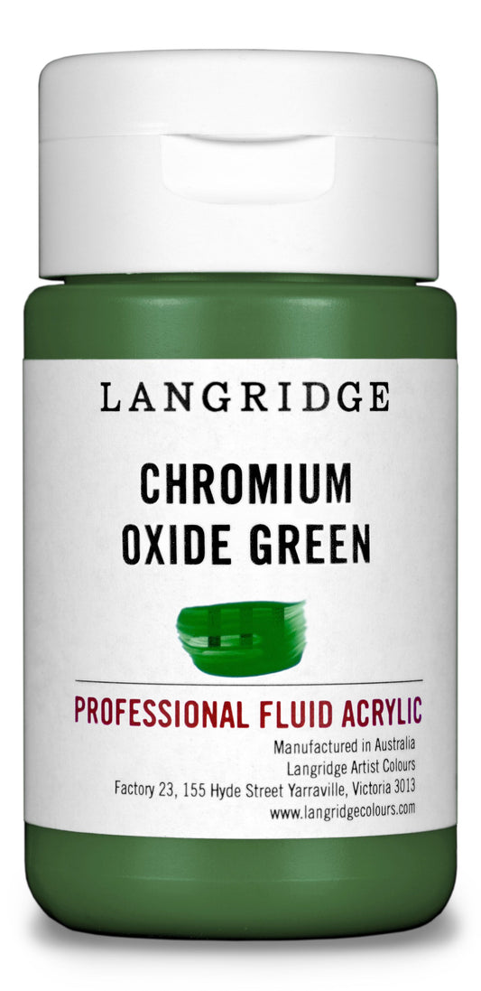 Langridge Fluid Acrylic 125ml Series 3 Chromium Green Oxide