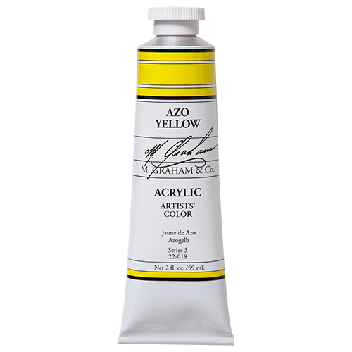 M Graham Acrylic 59ml Azo Yellow (Online Only)