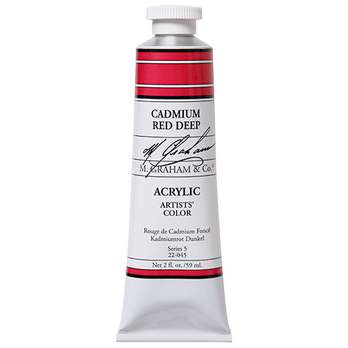 M Graham Acrylic 59ml Cadmium Red Deep