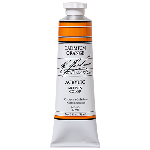 M Graham Acrylic 59ml Cadmium Orange (Online Only)