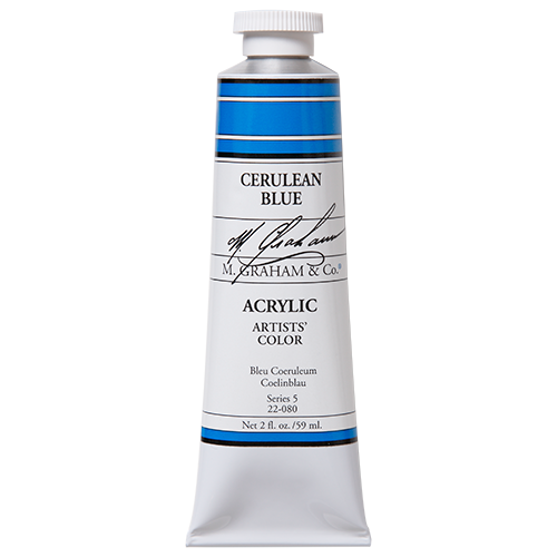 M Graham Acrylic 59ml Cerulean Blue (Online Only)