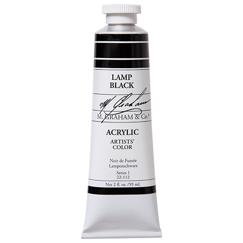 M Graham Acrylic 59ml Lamp Black (Online Only)