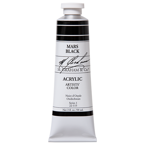M Graham Acrylic 59ml Mars Black (Online Only)