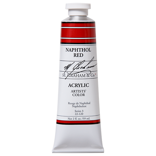 M Graham Acrylic 59ml Naphthol Red (Online Only)