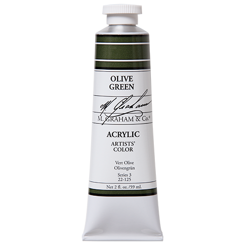 M Graham Acrylic 59ml Olive  Green (Online Only)