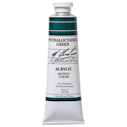 M Graham Acrylic 59ml Phthalo Green (Online Only)