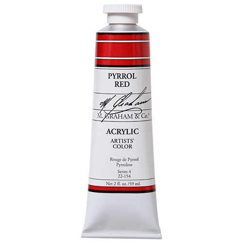 M Graham Acrylic 59ml Pyrrol Red (Online Only)