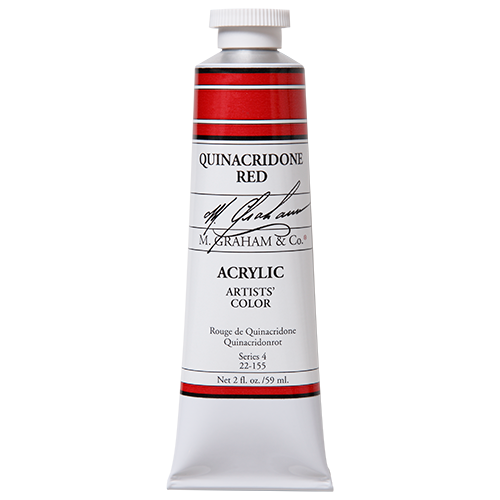 M Graham Acrylic 59ml Quinacridone Red (Online Only)