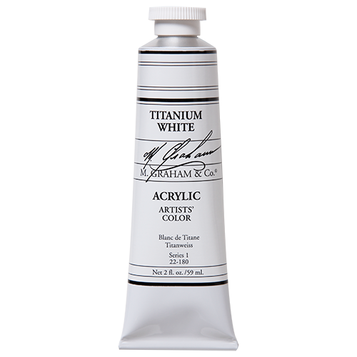 M Graham Acrylic 59ml Titanium White (Online Only)