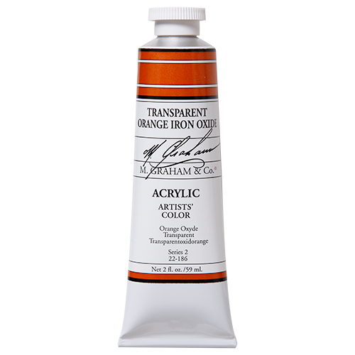 M Graham Acrylic 59ml Transparent Orange Iron Oxide (Online Only)