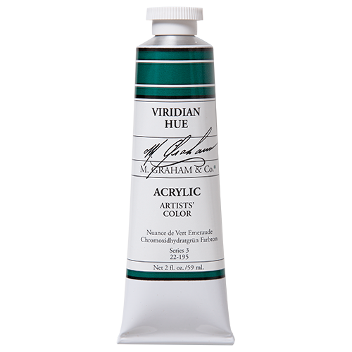 M Graham Acrylic 59ml Viridian  Hue (Online Only)
