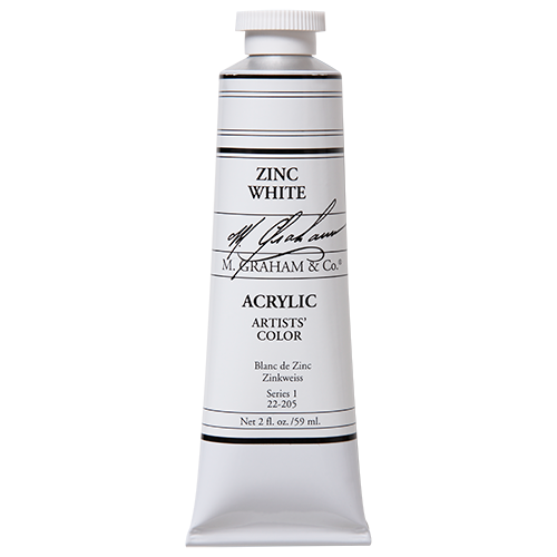 M Graham Acrylic 59ml Zinc White (Online Only)