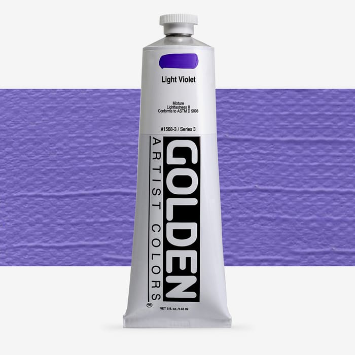 Golden Heavy Body Acrylic 148ml Light Violet