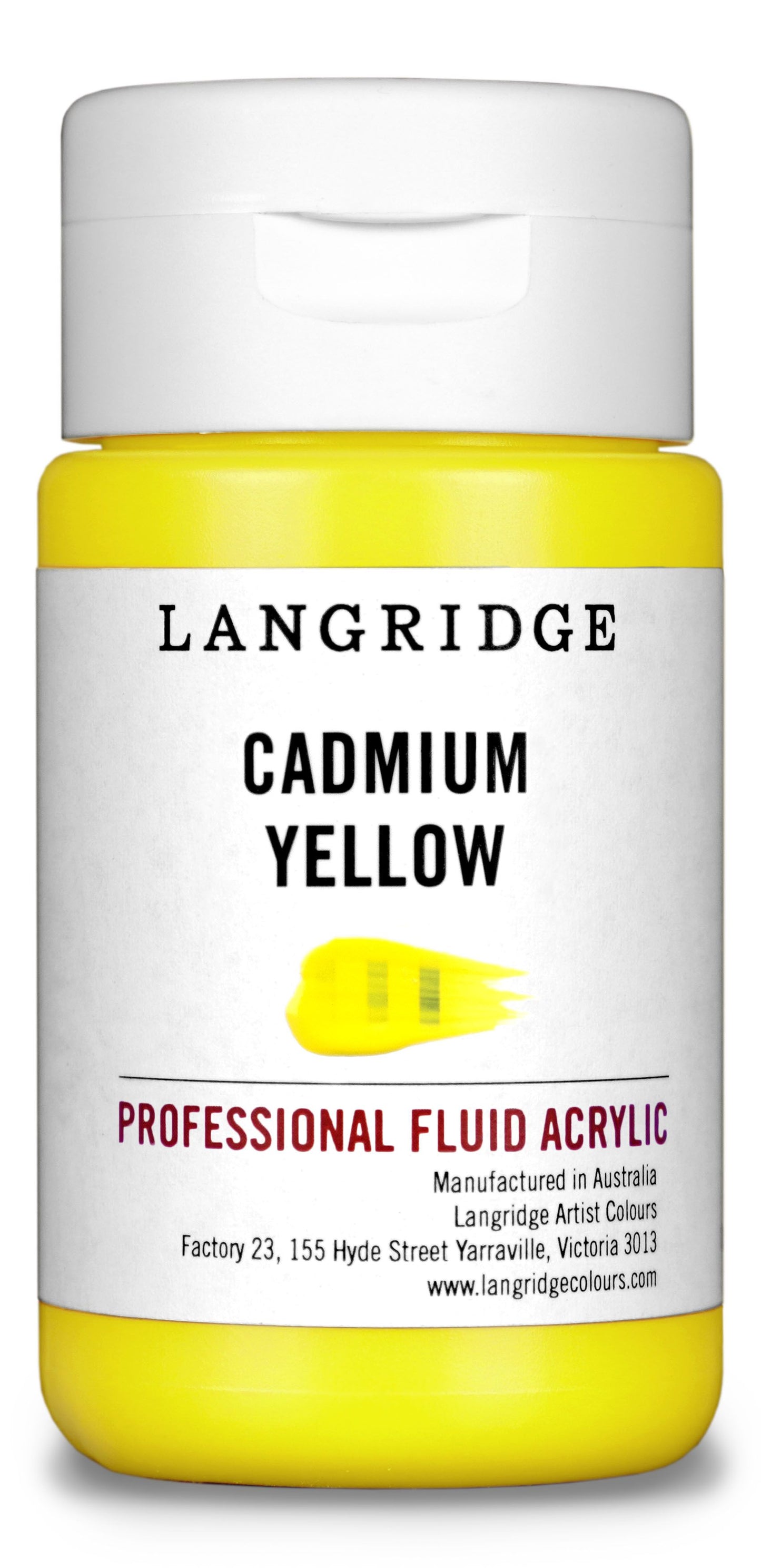 Langridge Fluid Acrylic 125ml Series 4 Cadmium Yellow
