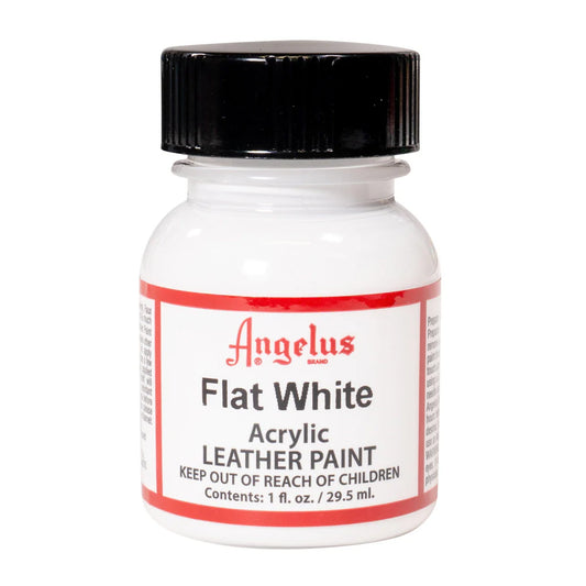 Angelus Leather Acrylic Paint 29.5ml Flat White